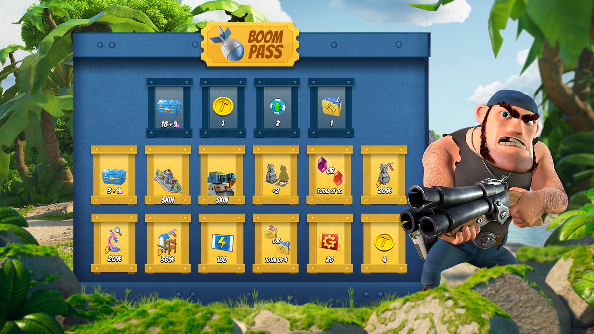 A new Boom Pass is now on, Commander!
What do you want to unlock the most?