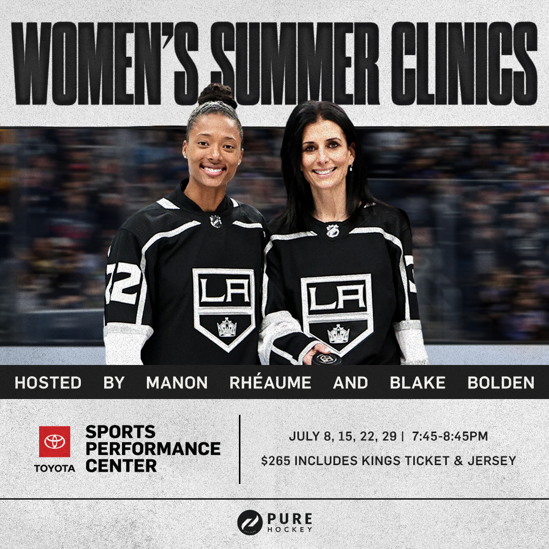 Blake Bolden and Manon Rheaume return as head coaches for the Women's Summer Clinics at Toyota Sports Performance Center! Register 📲 bit.ly/49UAHXa