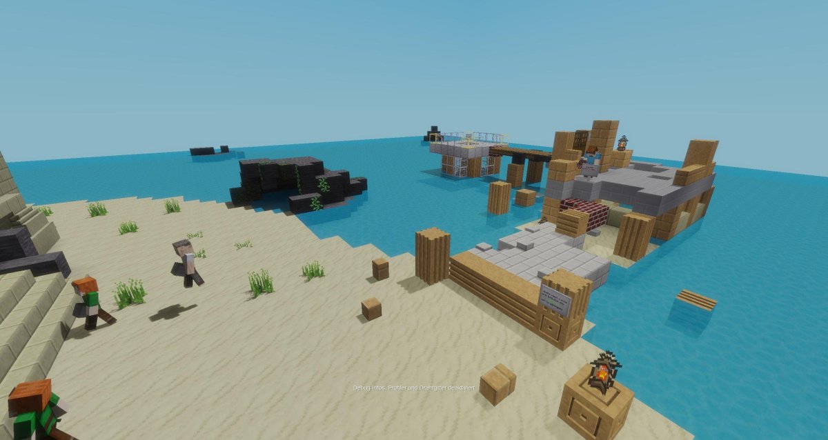 petiteprof79's tweet image. 🎮💡Live dabei: Wir stellen gerade unseren Teilnehmenden beim #BLOCKALOTLab unsere #Lernideen für #GameBasedLearning mit #Minetest vor. Mit unseren #Kartenvorlagen können sie ihre Projekte direkt umsetzen🧭 #BLOCKALOTAdventures #twlz #edubw @lmz_bw