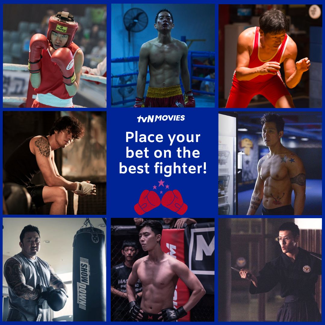 Who is your top pick? 🥊🏅 #tvNMovies #HomeOfKoreanBlockbusters #Countdown #SungYuBeen #TheChilde #KangTaeJu #LoveSling #YooHaiJin #Always #SoJiSub #BigMatch #LeeJungJae #TheCopTheGangsterTheDevl #MaDongSeok #TheDivineFury #ParkSeoJun #MidnightRunners #KangHaNeul