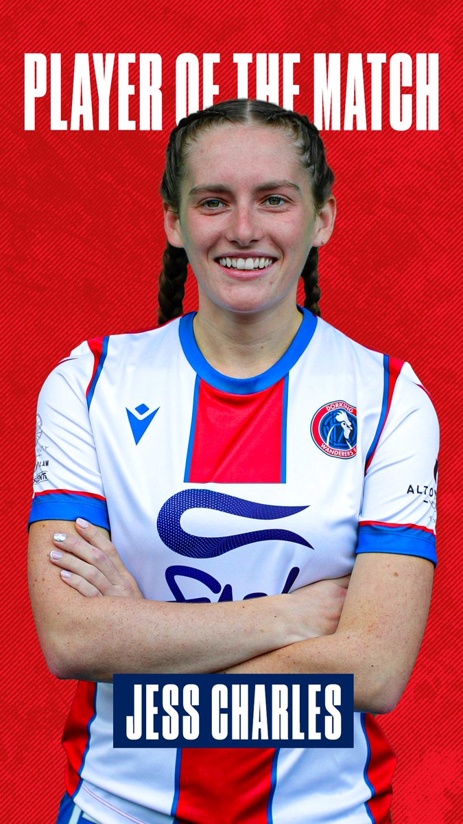 POTM is awarded to @jesscharlesx, who also scored a wonderful free kick against Enfield! 👏