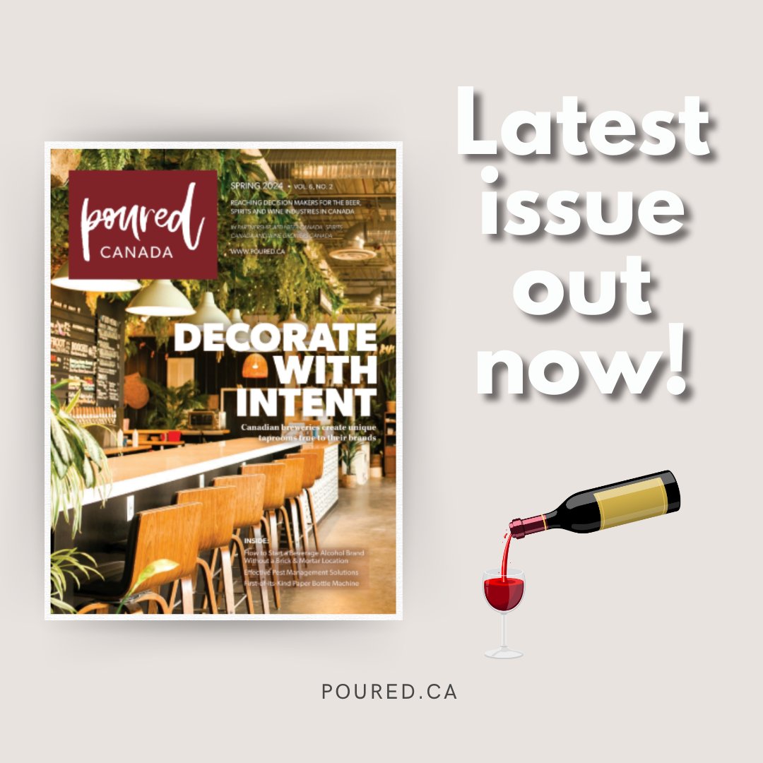 The latest issue of Poured is out! 

Get your copy now: poured.ca/issues/2024/sp…