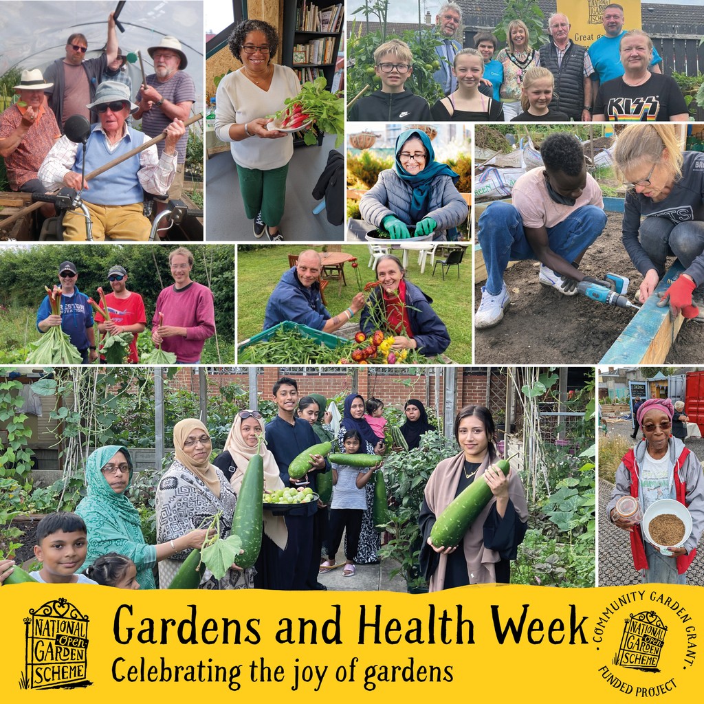 🌻Discover the joy of gardens this Gardens and Health Week🌻

We're delighted to share our Little Yellow Book of Gardens and Health which is full of stories from garden owners and beneficiaries. 

Click the link to find out more👇️
bit.ly/NGSLittleYello…

#gardensandhealth