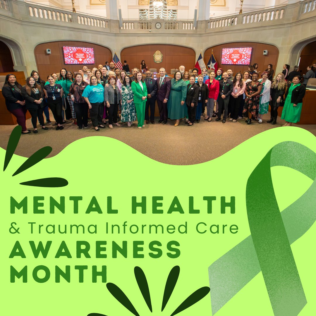 This May we recognize the tireless and lifesaving work of those serving in mental health and trauma-informed care. Thank you to @SAMetroHealth and community partners for leading with compassion and providing comprehensive care to our community. The work continues.