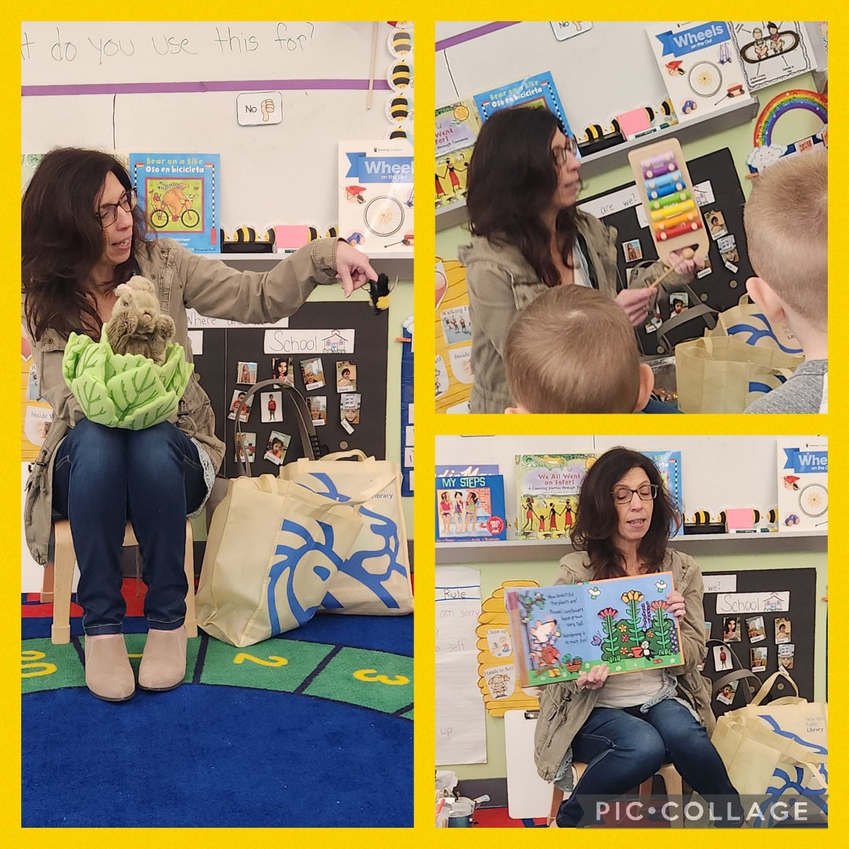 2389 Richmond ave enjoyed a visit from Librarian Amy. Puppets, music and stories spring is in the air. @DrJoyAbrams @AP_JelaniMiller @DrMarionWilson @CSD31SI @NYCSchools