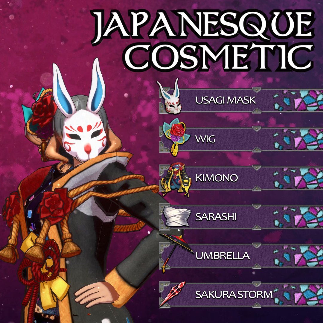 The Japanesque outfit is one of the three new Premium DLC Cosmetic Packs available May 9th on PC, PlayStation and Xbox. May 16th for Switch. 

#BloodstainedROTN