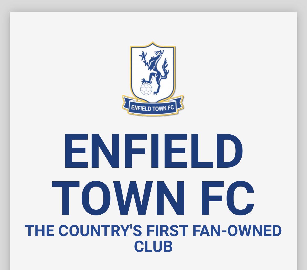 Huge congratulations to @ETFCOfficial for today’s massive win and promotion! What a wonderful day for local football. Well done! What a day! #Enjoyenfield #Enfield