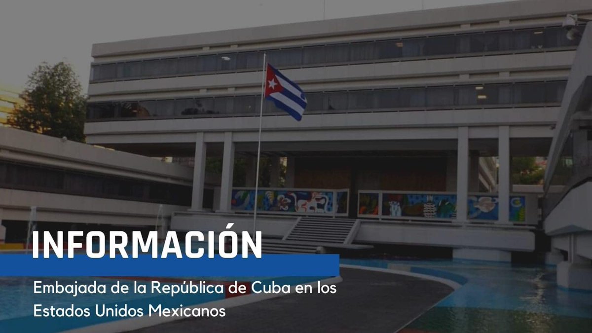 El Cónsul General de #Cuba🇨🇺en Monterrey🇲🇽, Fabio Álvarez, se traslada a Tamaulipas para ofrecer la asistencia a dichos ciudadanos cubanos, quienes se encuentran internados en un hospital de esa localidad. 2/2