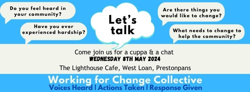 Poverty is complicated. It takes away choices and affects everyone in different ways. By sharing our experiences & making our voices heard we can be part of changing things. Your voice has power… join us at our next conversation cafe 👇 #voicesheard #actiontaken