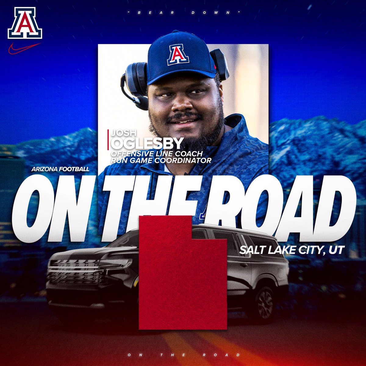 Out looking for future Wildcats with @Coach_Seumalo #BearDown