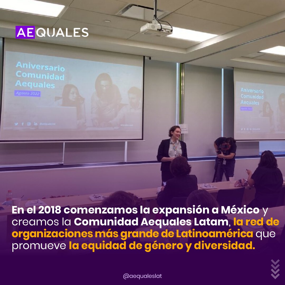 Pioneras en Latinoamérica 💥
Nacimos cómo una idea que ya lleva 10 años transformando el ámbito laboral de nuestra región. 💜

#10AñosAequales #Aequales #EquidadLaboral #Latam