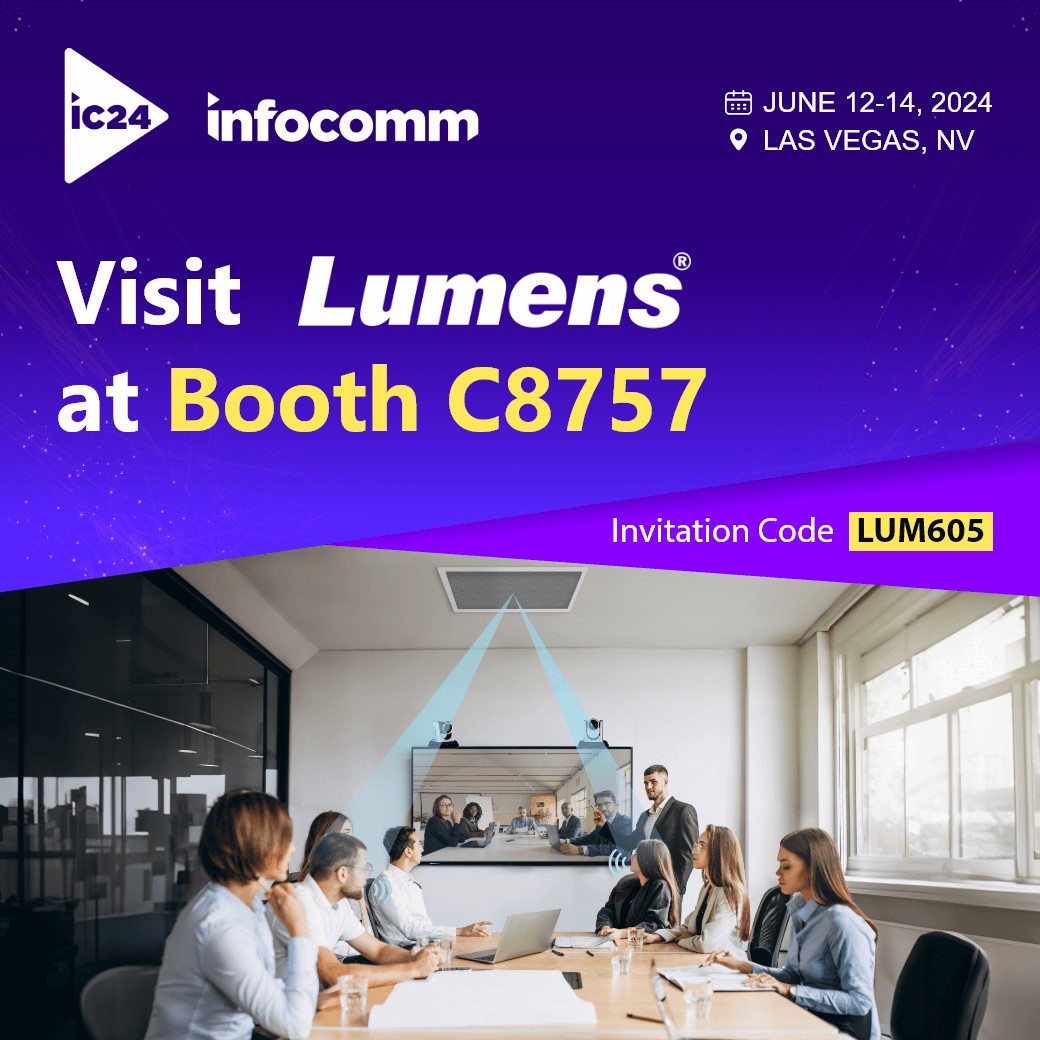 InfoComm 2024 will take place from June 12 to 14 in Las Vegas. Join Lumens (Booth #C8757) at InfoComm 2024. Register using the promo code #LUM605 for a free exhibit hall pass reurl.cc/Z901r6 Schedule a Booth Appointment with the Lumens Team docs.google.com/forms/d/e/1FAI…