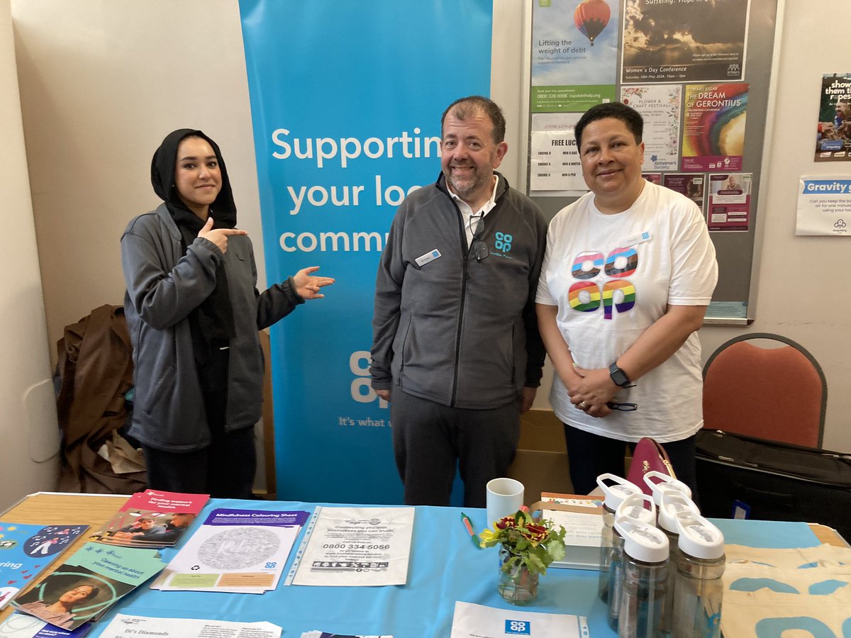 cherylmb28's tweet photo. What a brilliant community event in Harold Wood. So so busy with what seems everyone attending speaking to me and my colleagues Michael and Tayiba. Many conversations about @coopuk and community and new contacts made. Love this job ❤️ https://t.co/vWnhq4mT1a