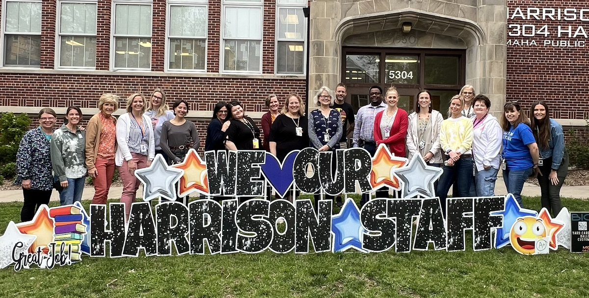 We are so excited for Staff Appreciation Week! Thank you Harrison Elementary PTA for scheduling a lovely week!
#WeGoTogether #SimplyTheBest #HarrisonProud