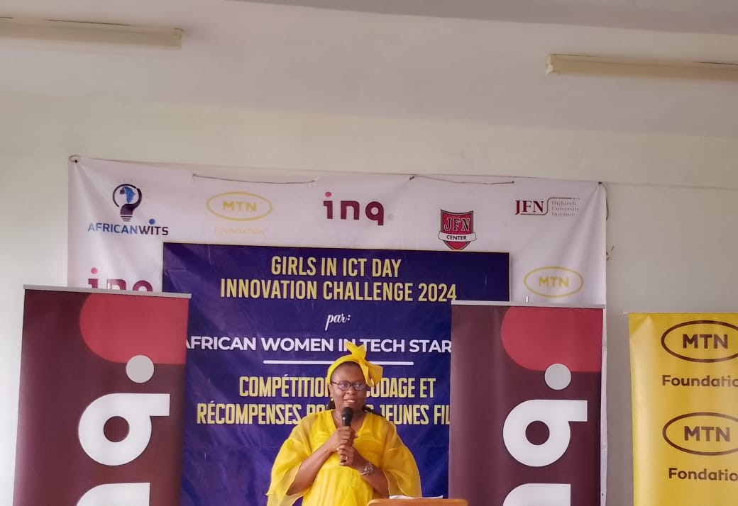 As part of the #GirlsinICTDay, @MTNFoundation empowered future tech leaders! @MTNCameroon ladies proudly supported @AfricanWITS and served as jury members in a coding competition tackling gender-based violence. #DoingGoodTogether #DoingForTomorrowToday