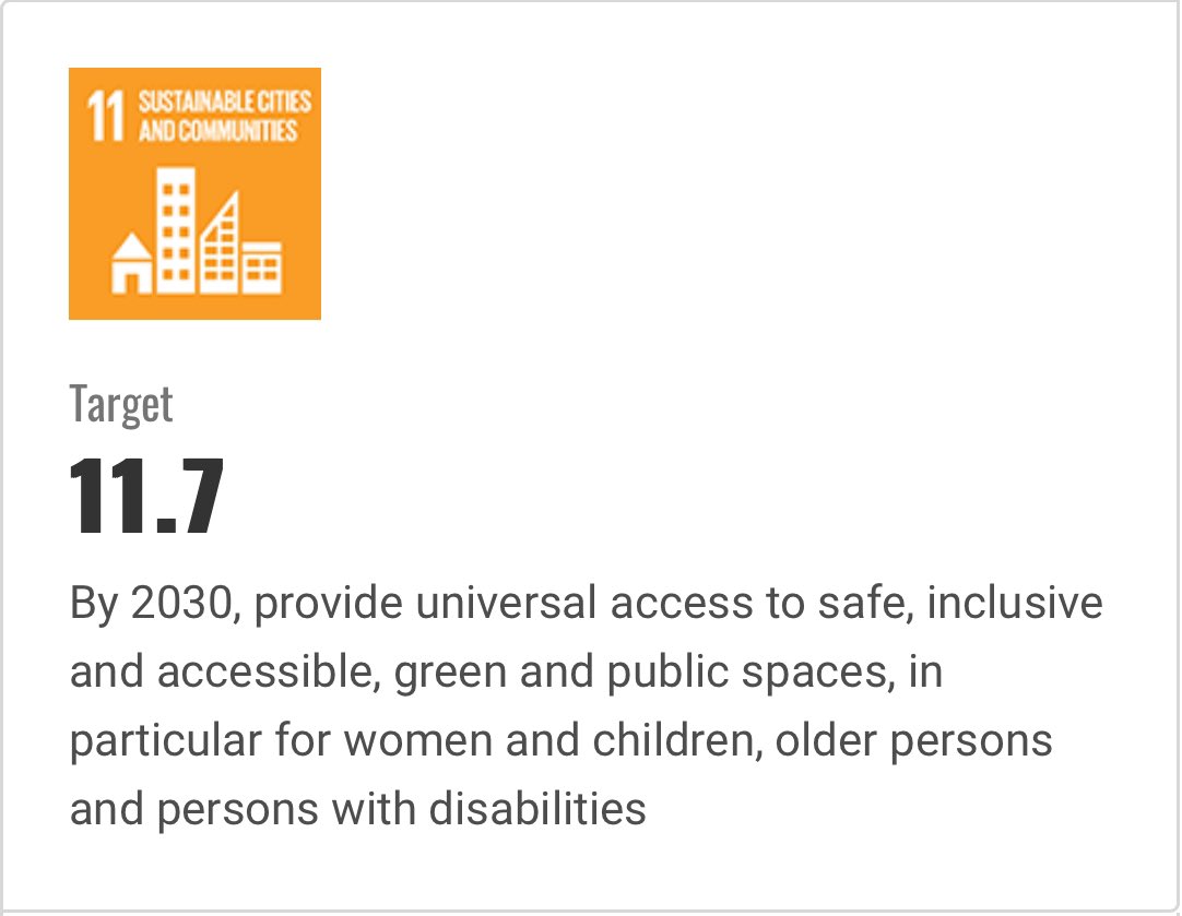 On the lack of accessibility to the green public spaces in the Leopold quarter (see quoted thread)

As per target 11.7 of the “Sustainable Cities and Communities” sustainable development goal of the UN…

Will Brussels fail to reach this target by 2030 ?@PhilippeClose,@BartDhondt