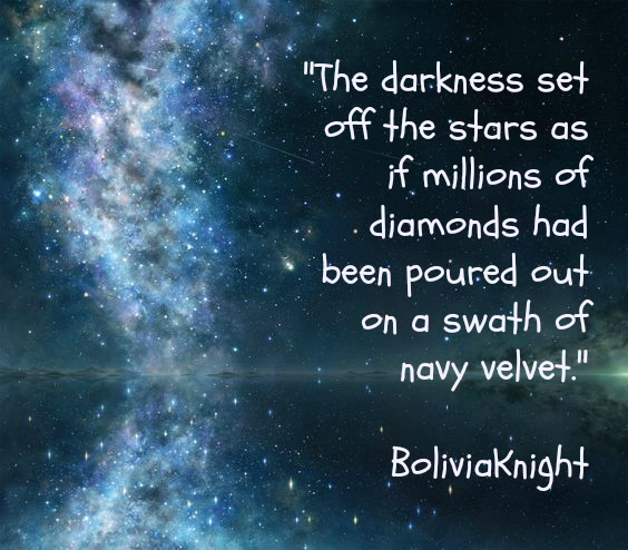 One of my favorite scenes in BoliviaKnight takes place in the Salar de Uyuni, the world's largest salt flat, where the Milky Way reflects off the salt so you feel as if you're cruising among the stars!  #BucketList #ChristianFiction
#YAReaders
#amreading