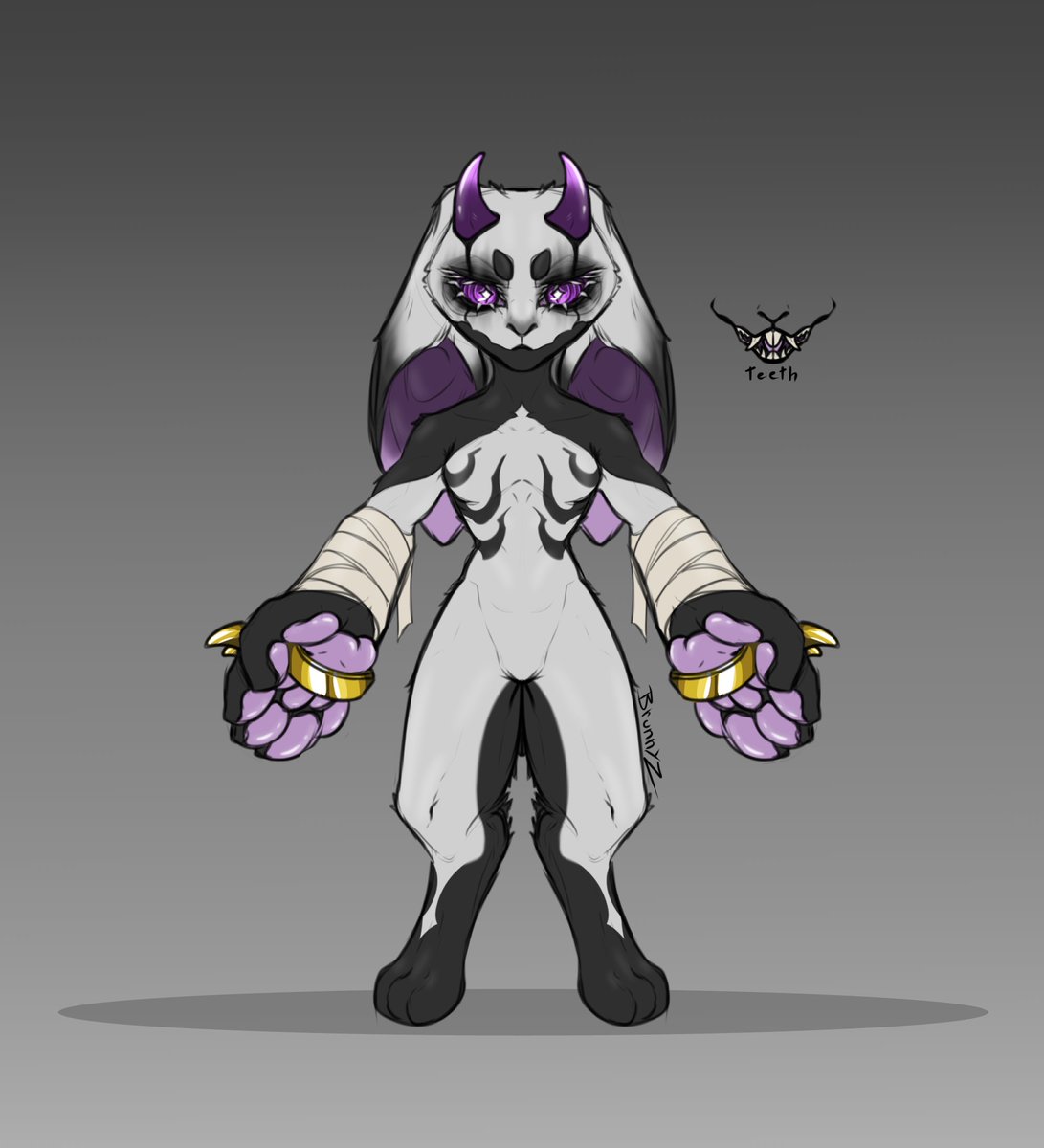 _Brunny_Z's tweet photo. Demon bunny😈💜 https://t.co/IQTGBzFSKk