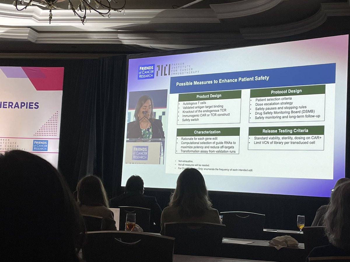 @MarcelaMaus Discussing how to incorporate more safety thru #productdesign #protocoldesign #characterization #releasecriteria to innovate #firstinhuman #clinicaltrial. #cancer #celltherapy #cgt @parkerici @CancerResrch @FDACBER @FDAOncology