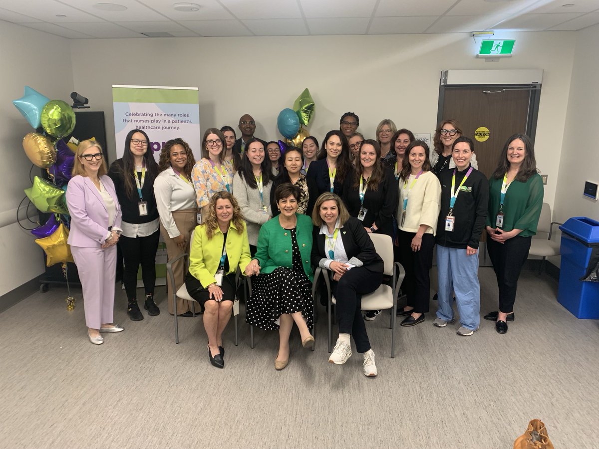 KarimaVelji's tweet photo. What a lovely discourse on the wonderful profession of #Nursing at ⁦@MGHToronto⁩. Thank you for the warm welcome. Lots to recognize and celebrate! #nursingweek2024 #nursingweek https://t.co/nMESvc588i