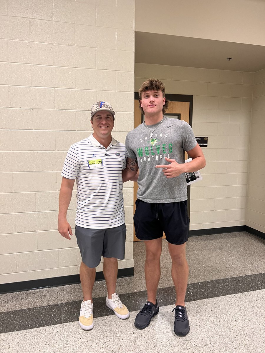 Thanks for stopping by🐊 @russcallaway @coach_bnapier @buford_football @BufordGAPrspcts @Coach_Davis22