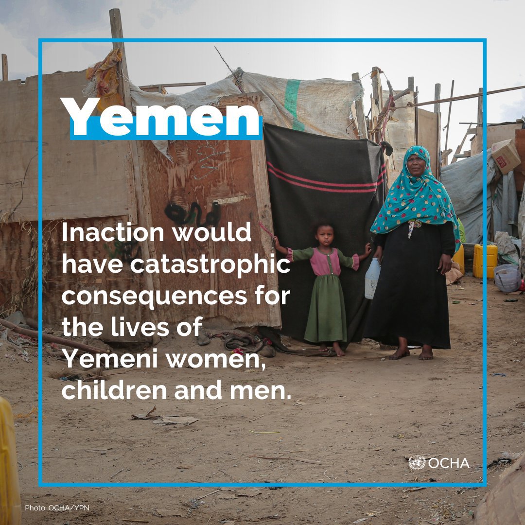 Yemen: Nearly 190 relief agencies have called on donors to help address one of the world’s worst humanitarian crises. Only a fraction of the $2.7 billion needed for this year’s humanitarian response plan for the country has been received. bit.ly/4b13pqA