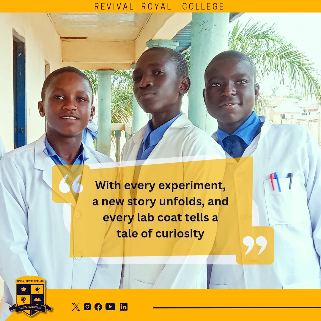 Happy Monday, everyone!

Kicking off the week with a glimpse of some of our future scientists and innovators ☺️

Wishing everyone a fantastic week ahead!
.
.
.
.
#RevivalRoyalCollege #schoolsinjos #christianeducation