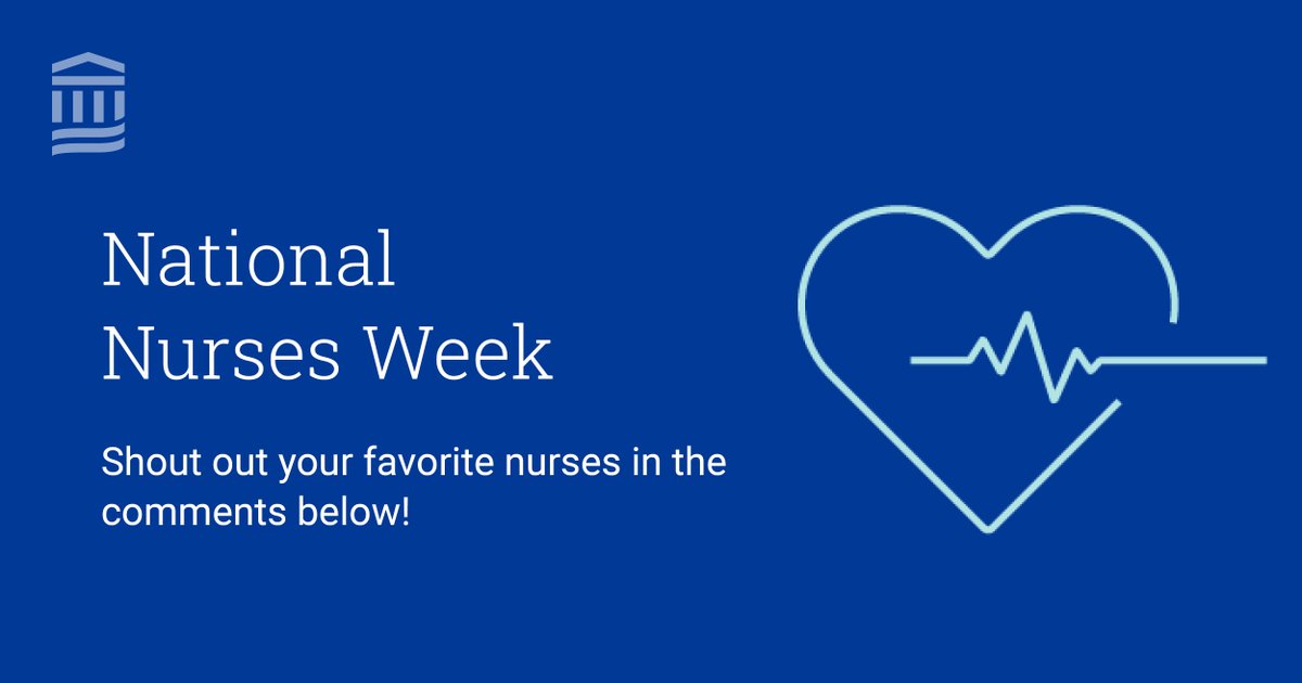 Today marks the start of #NursesWeek2024! Please help us celebrate our nurses by tagging your favorite nurse in the comments below!