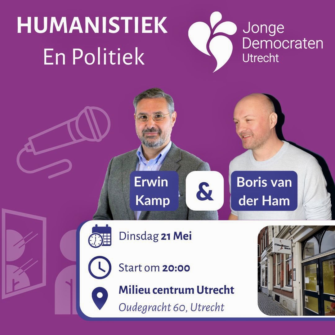 Zin in een avond boordevol optimisme, denken in kansen en je inzetten voor toekomstige generaties? Het is mogelijk. Maar je moet het wel zelf willen en doen. Ik zie uit naar je komst en je vragen. Van harte welkom! #HumanistischVerbond ⁦@UvH⁩ ⁦@D66provUtrecht⁩ 👇🏼