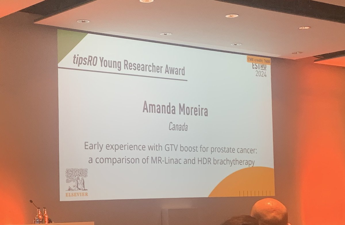 Delighted to have our proffered paper ‘The Impact of a Clinical Trials Radiographer on set-up and recruitment to radiotherapy trials’ shortlisted for the Elsevier Young Researcher Awards @ESTRO_RT. 
Whilst we didn’t win, we are quite proud😊 
Huge congratulations to the winners👏🏼