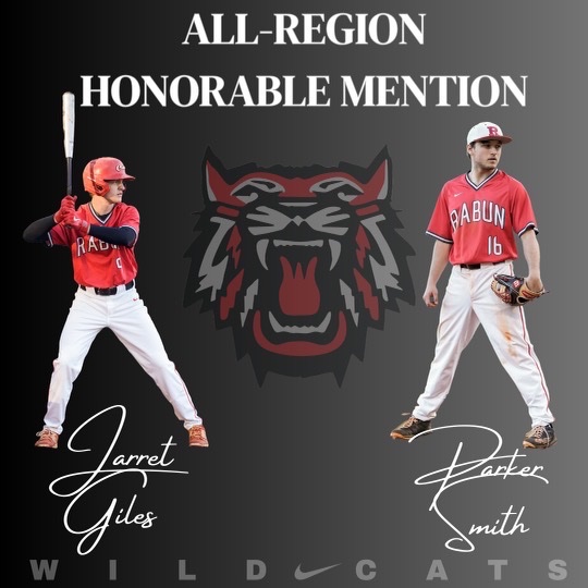Congratulations to our all region players and honorable mention!