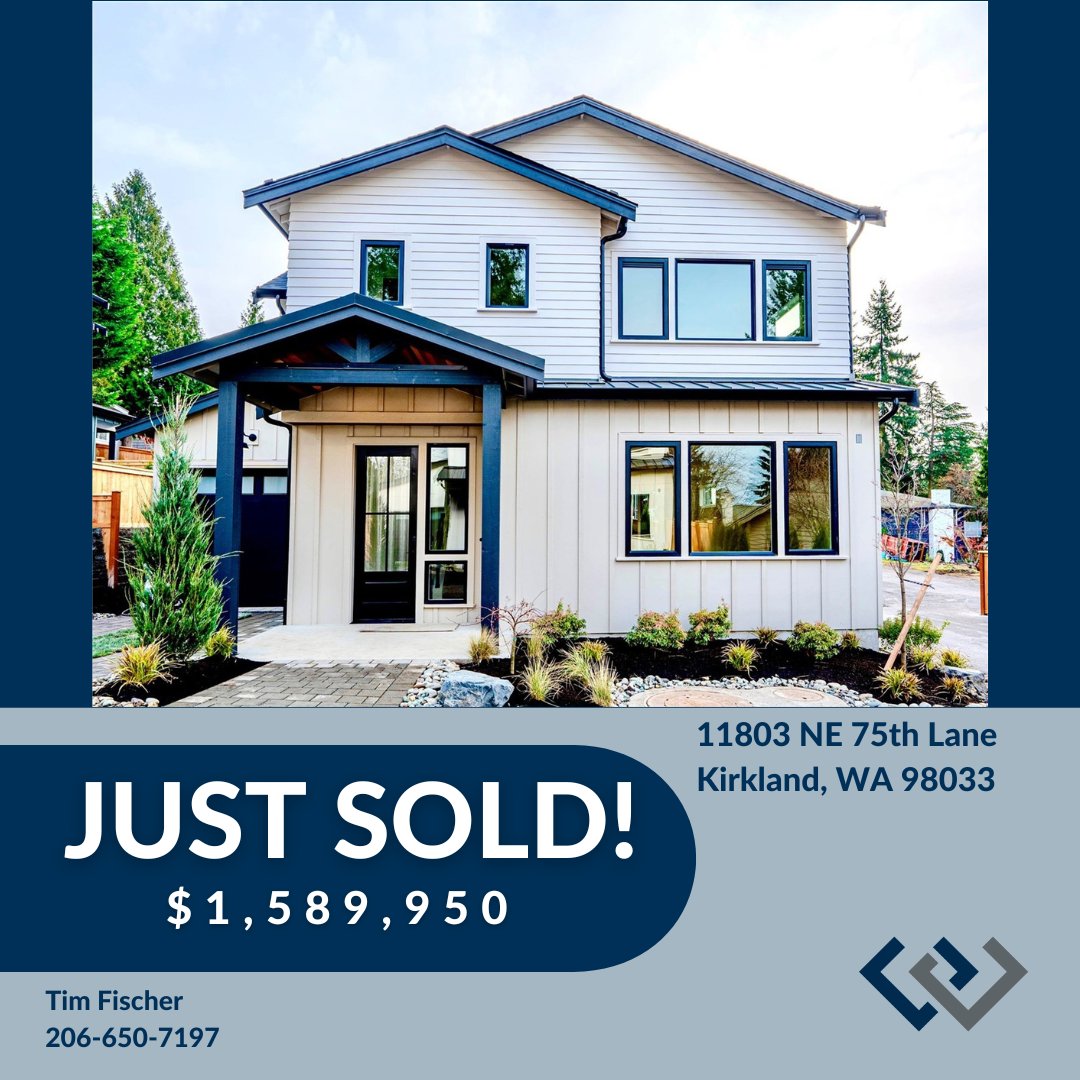 Just closed in Kirkland by Tim Fischer! Congratulations to all! 🏡🍾#allinforyou #justclosed #windermereburien #windermererealestate #windermere #kirklandwarealestate #justsold #kirklandwa #washingtonrealestate #rosehill