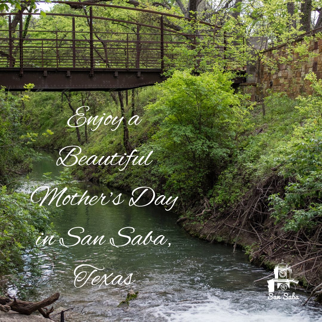 Give the gift of time together. Take your mom on a beautiful drive to San Saba for scenic views, great food, shopping, wine, pecans, and more. 💗

visitsansabatexas.com

#MothersDay #ScenicDrives #TimeTogether