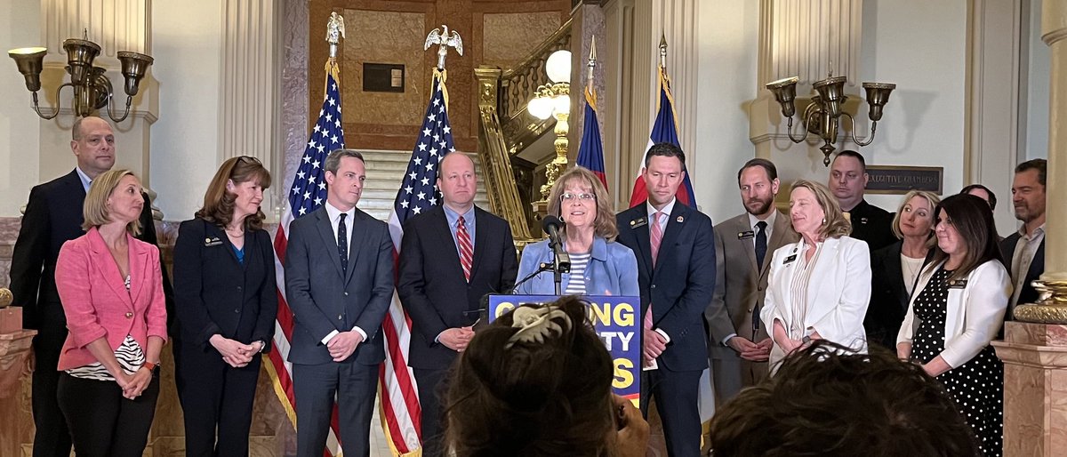 ⁦<a href="/SenKirkmeyer/">Senator Barbara Kirkmeyer</a>⁩ said she spent most of Sunday on the phone with/ budget director ⁦<a href="/MarkFerrandino/">Mark Ferrandino</a>⁩ and Sen. Chris Hansen. “I feel we did our job on stakeholdering on this,” she said, mentioning various groups. #coleg