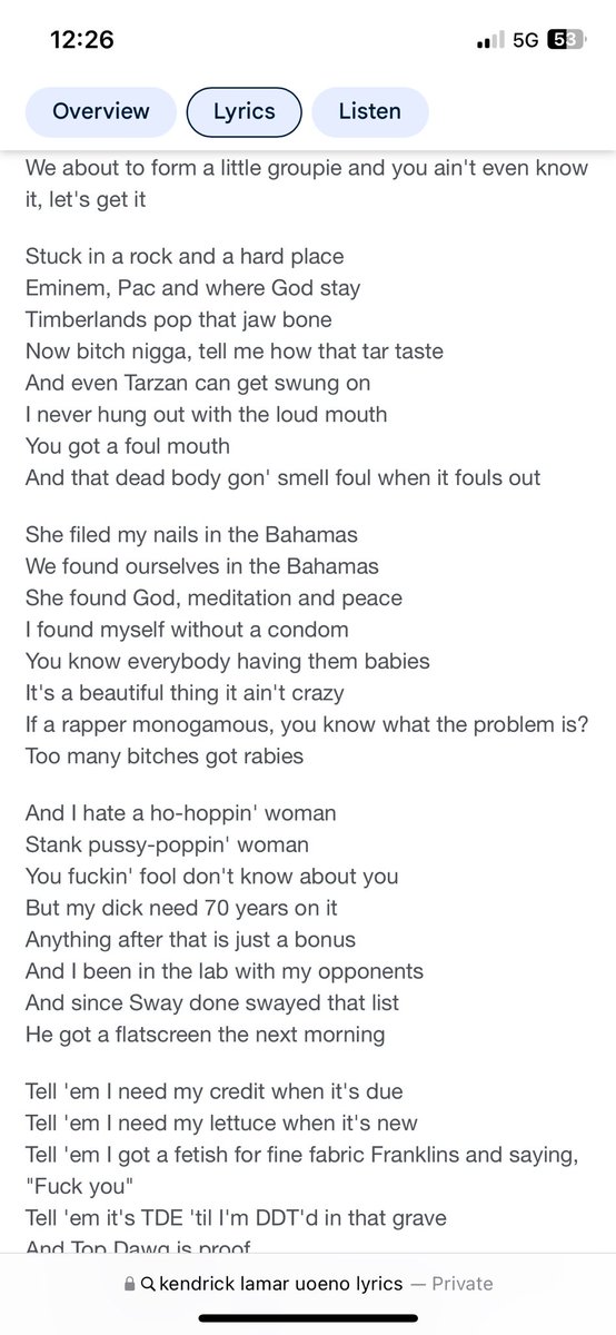 JMonty_'s tweet photo. @xxBashxxx AK be pulling shit out his ass these the real lyrics https://t.co/QbD4cpkxEj