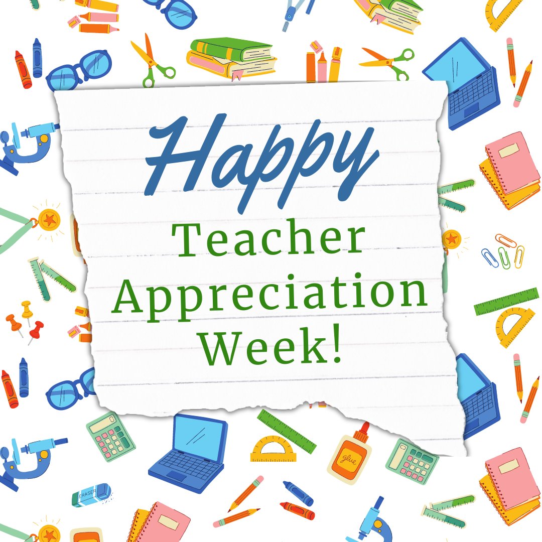 To all the educators and future educators, thank you for your dedication, for shaping minds and illuminating what’s possible. #TeacherAppreciationWeek