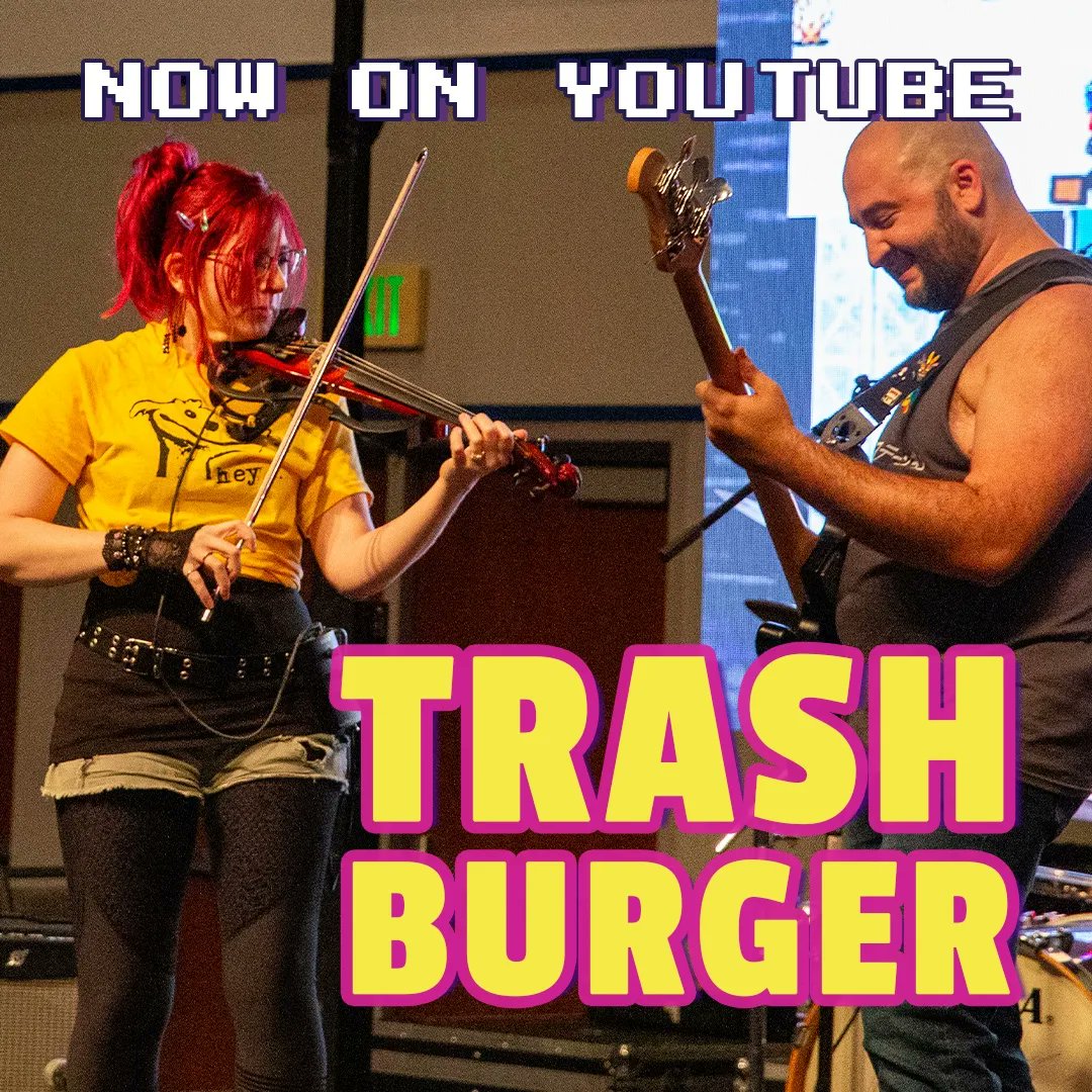 A very powerful time awaits you on out YouTube... @LameGenieVGM and @trashburgerband from the @freeplayfla Afterparty! Can't wait to do that again. 🕹🎵🎸