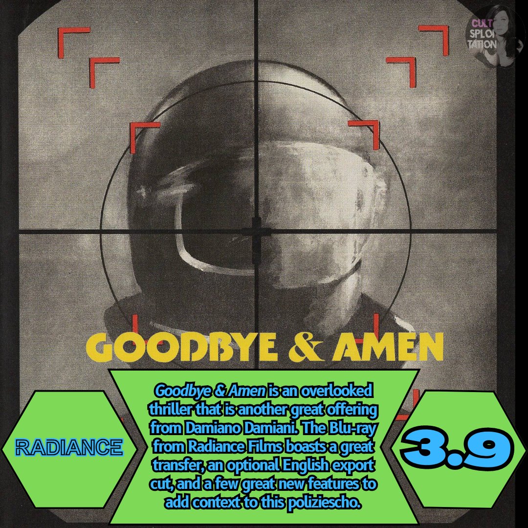 Our review of @FilmsRadiance's Blu-ray release of GOODBYE & AMEN is up now at the link! #bluray #cultfilms cultsploitation.com/goodbye-amen-b…