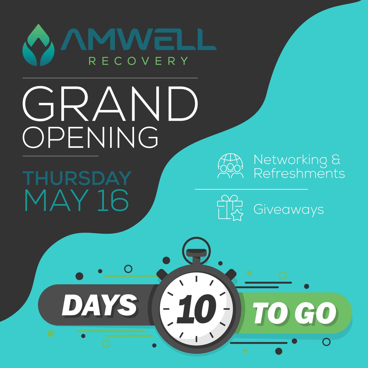 🎉 Exciting News! 🌟 Join us for the Grand Opening of Amwell Recovery in Brentwood TN on May 16th! 🗓️ Explore our new facility and meet our caring team. 🌿 RSVP now: bit.ly/4bpuPq6 Let's celebrate hope and healing together! #AmwellRecovery #GrandOpening #Brentwood