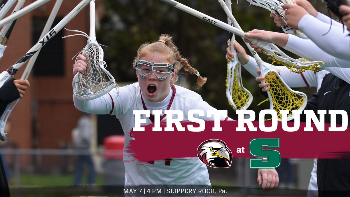 2024 PSAC (@PSACsports) Women's Lacrosse Championship Quarterfinals‼️🥍 No. 3 @LHULacrosse heads to No. 2 Slippery Rock to open the Conference Tournament‼️🦅 📍 Slippery Rock, Pa. ⏲️ 4 PM 🎟️ bit.ly/3QAU6FD 📊📺 GoLHU.com/coverage