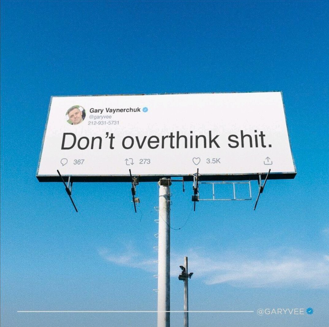 Quite often, the simple solution is right in front of us, but we get in our own way by dragging things out and overcomplicating it.

The art of positive and timely pivot is crucial.