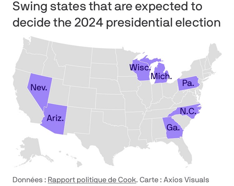 En novembre prochain, l’élection présidentielle américaine dépendra probablement de 6 % du corps électoral réparti dans seulement six États. Mais si on va plus loin: environ 244 millions d'Américains pourront voter mais 99,5 % ne seront pas « décideurs » si l’on tient compte de…