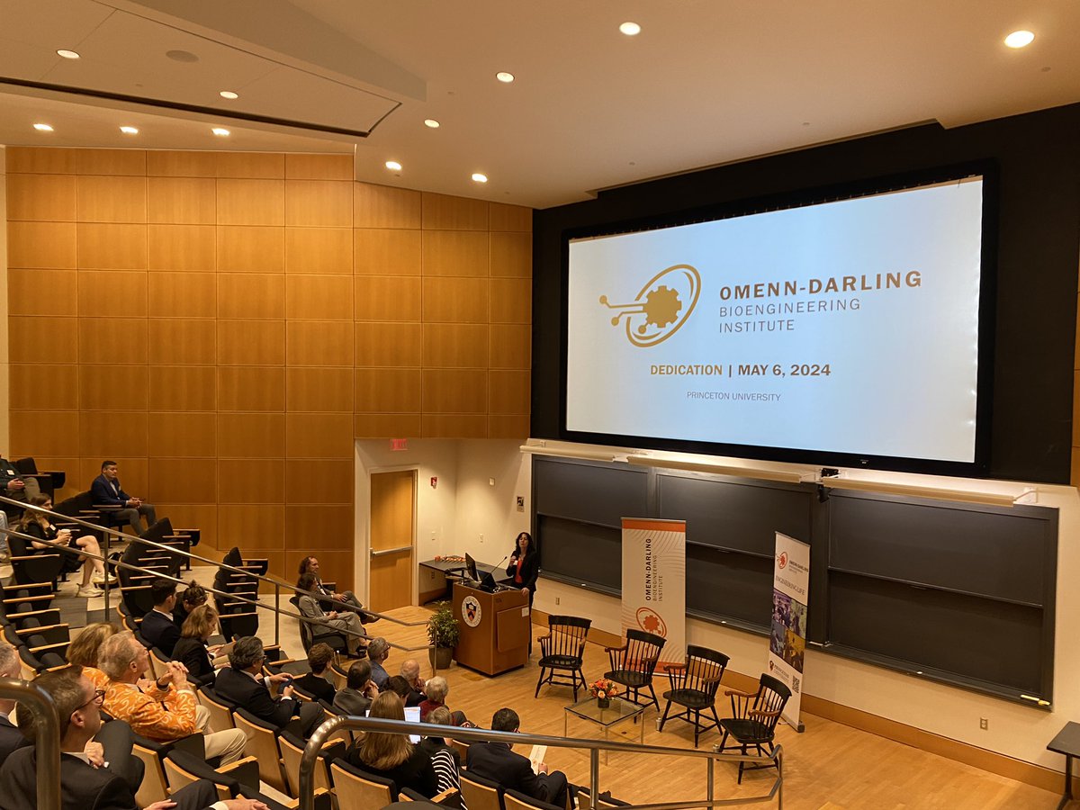 Dean Andrea Goldsmith inaugurates the @omenndarlingbio. “You are all entrepreneurs. You have started something new… That gives you the opportunity to forge something special.”