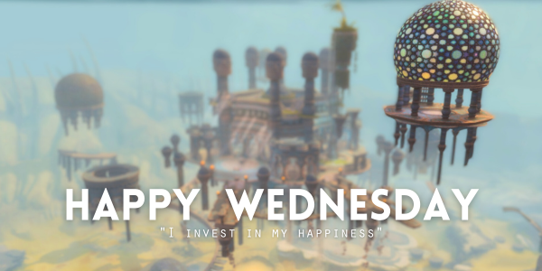 Happy Wednesday everyone! 🌞🌸🌟
'I invest in my happiness' 
This is for sure the best investment, meaning something different for everyone!
Wishing you a fantastic day!

- Image from #GW2 #DailyAffirmation