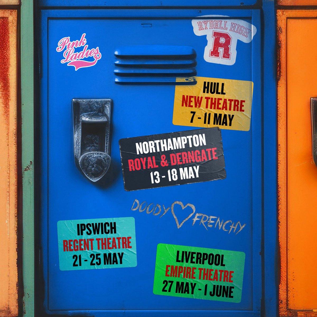 Jot these dates down in your diary, Grease is burnin' up the quarter mile this May coming to Hull, Northampton, Ipswich and Liverpool! 🔥 greasemusical.co.uk