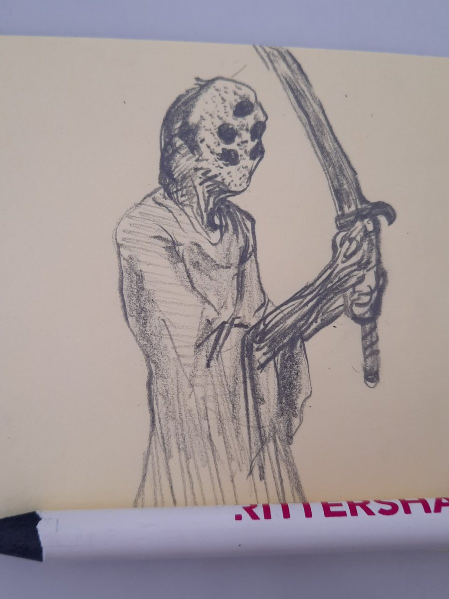 Stickynote sketch of a Pentot from #PathofAchra which goes on to its full 1.0 release on May 7th !!!