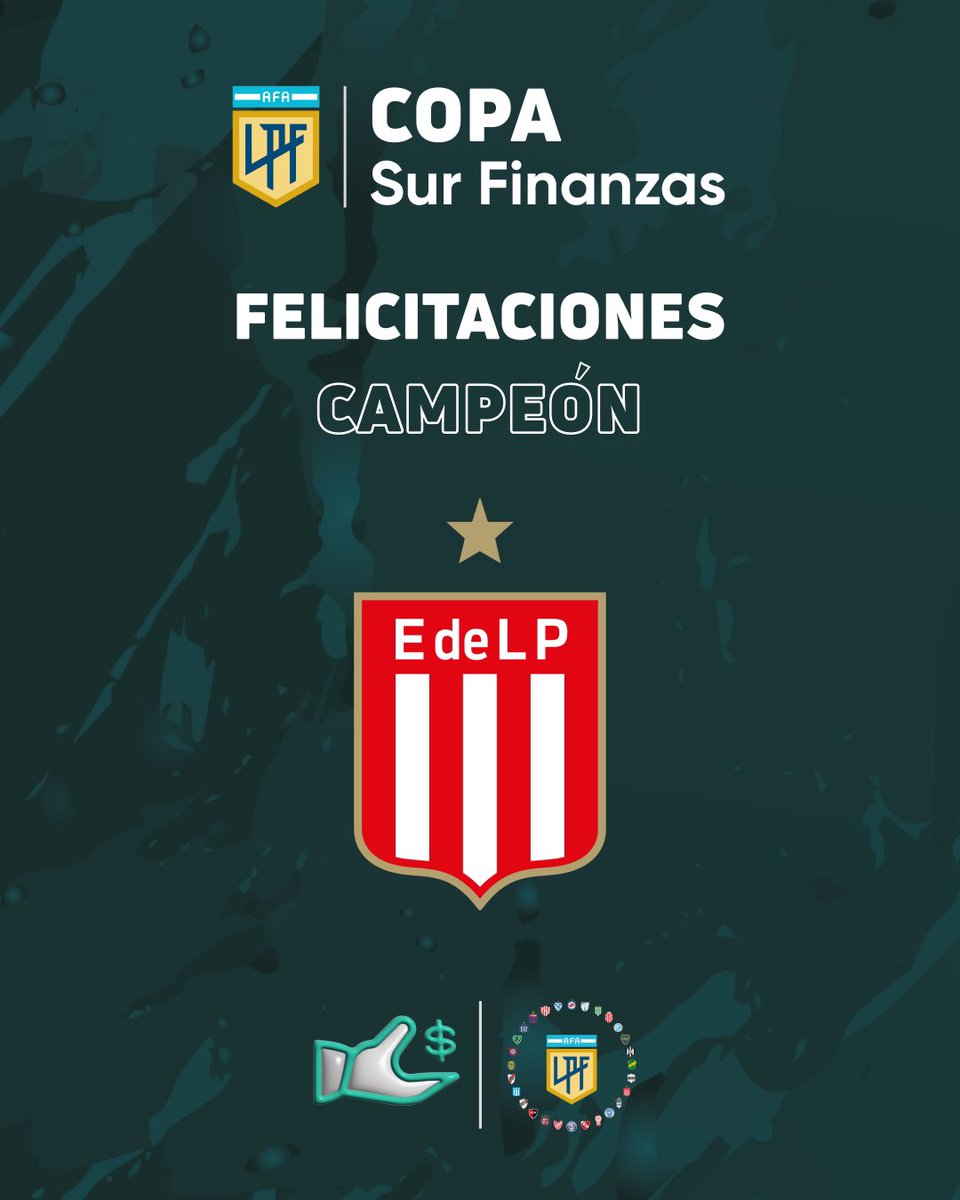 Como sponsor de la Copa de La Liga, extendemos nuestra felicitaciones al equipo ganador Estudiantes de la Plata. #Sponsor #campeon