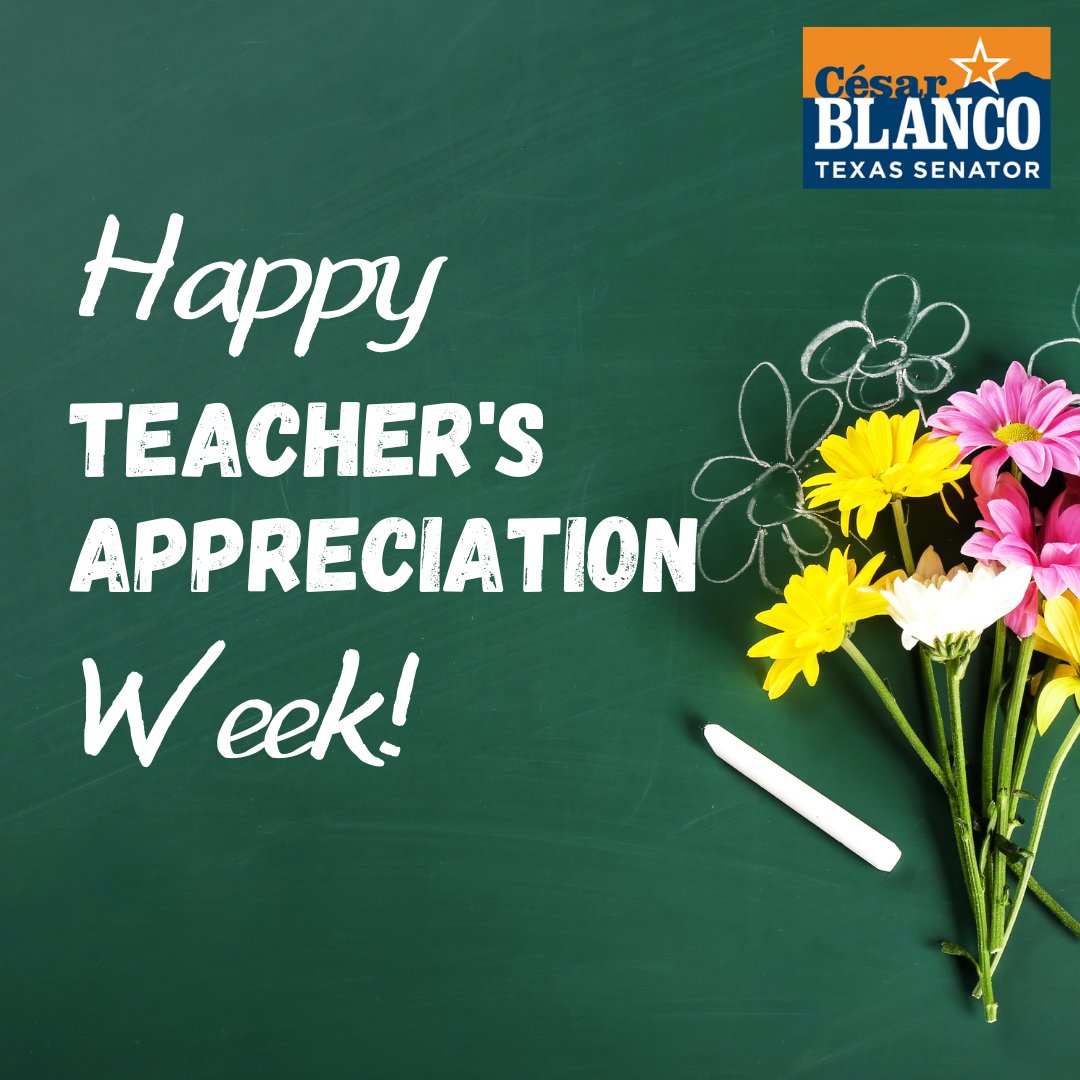 To all the amazing teachers who have helped shape countless lives, thank you for all your incredible and hard work! We’re so grateful for all that you do to help students succeed! #TeacherAppreciationWeek #txlege @ClintISD @SanElizarioISD @_AnthonyISD @dellcitycougars @ELPASO_ISD…