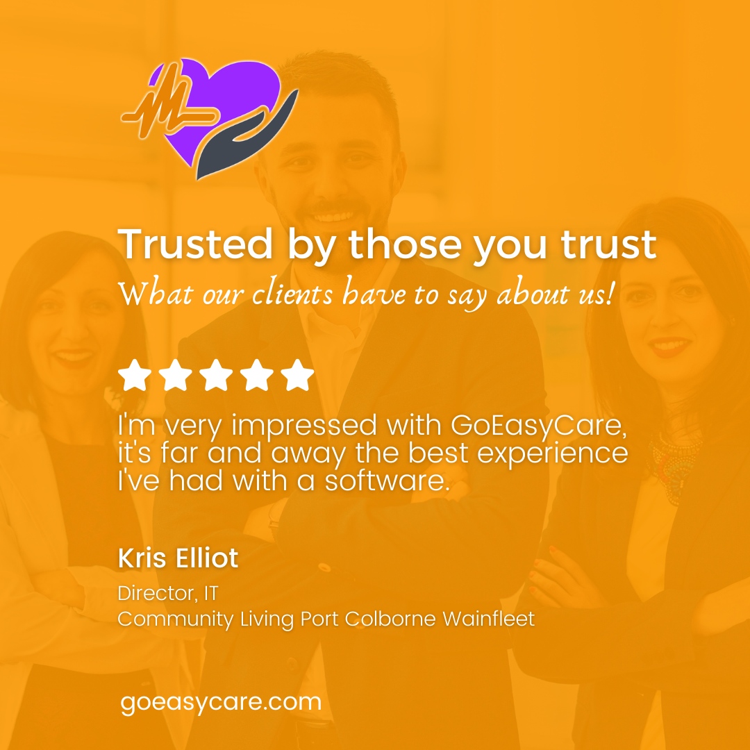 GoEasyCare is delighted to showcase the positive feedback from our valued clients regarding their experiences with our cutting-edge Automation tool.

#GoEasyCare #developmentalservices #ltc #longtermcare #automatedscheduling #workforcemanagement #communityliving #empoweringpe...