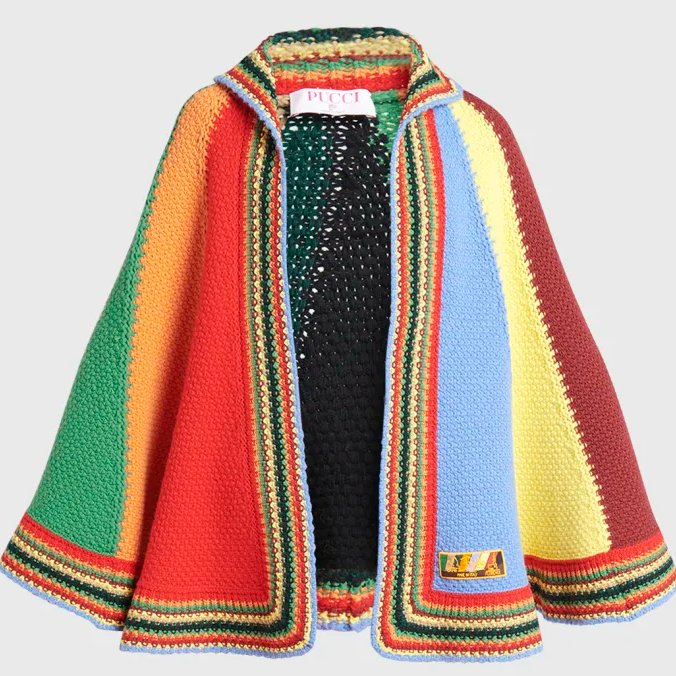 Emilio Pucci Colorblock Knit Cape😍
Find it here (ad) ▶️sovrn.co/1pjzff8 
#Clothing #Fashion #Style